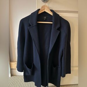 Women's Navy sweater blazer